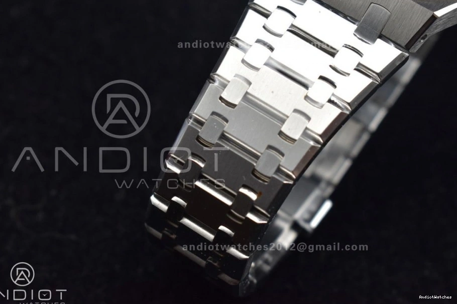 SS SS APSF DailyWear Bracelet Royal 15500 41mm 1:1 Dial Black on Super Oak Clone Textured Best A4302 Edition 443 0920
